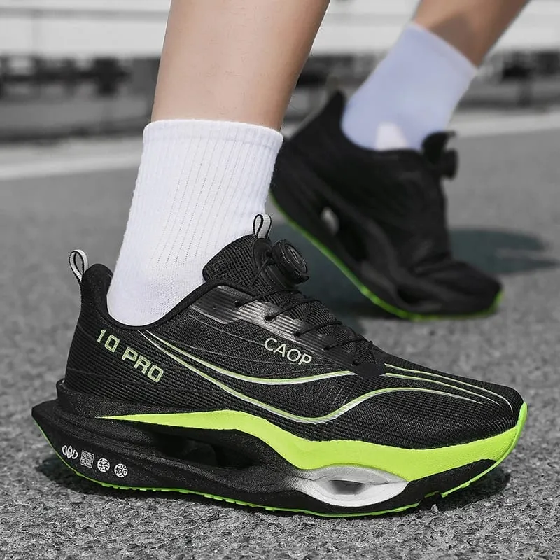 Running Shoes Men Sports Carbon Board Speciality Marathon Breathable Lightweight Women Comfortable Athletic Nonskid Sneakers — image 5