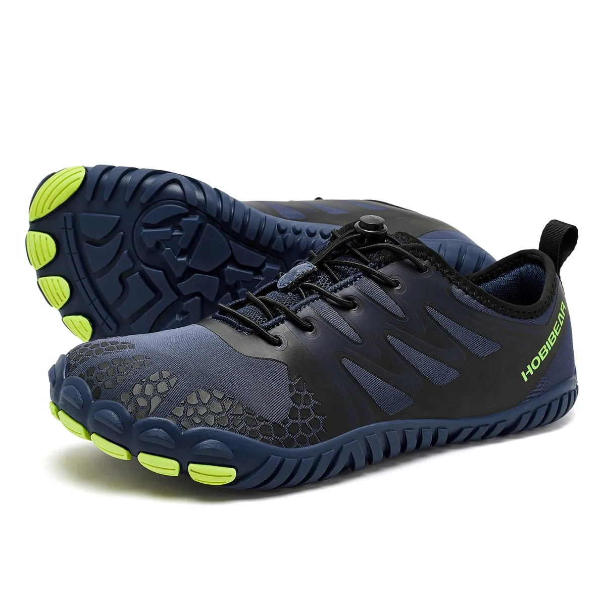 Chaussures pieds nus à bout large pour unisexe, baskets de marche en cuir artificiel en cuir artificiel, chaussures minimalistes à bande élastique sans chute