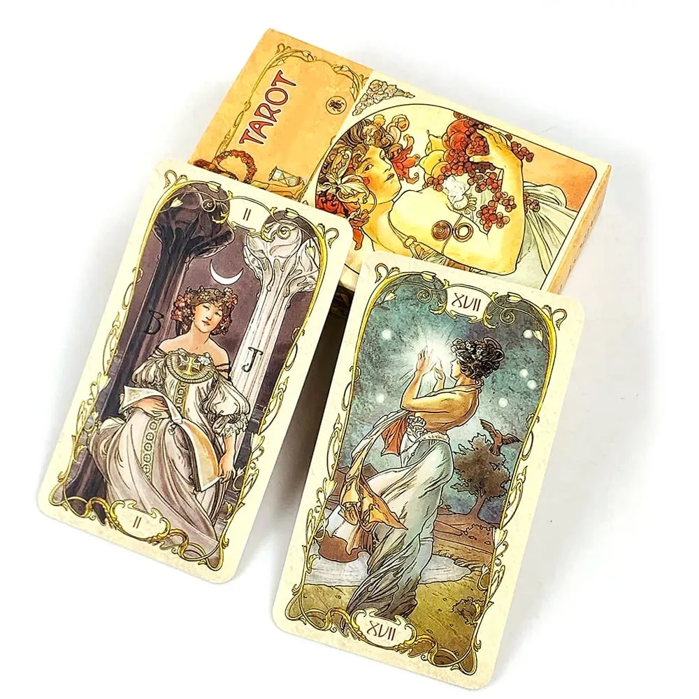 New Tarot Cards A 78 Oracle English Visions Divination Edition Borad Playing Games Family Leisure Gathering Card Games