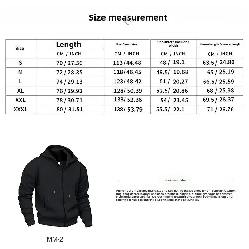New 2026 Men's Autumn Casual Solid Long Sleeve Zipper Hooded Sweatshirt Coat Male Fashion Outdoors Sportswear Hoodies Jackets