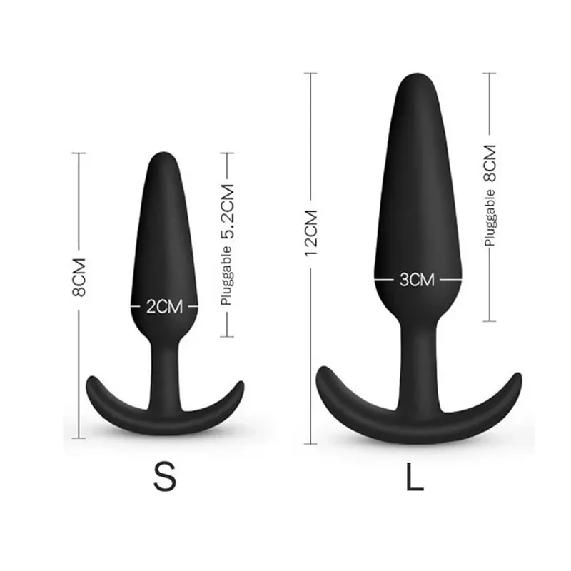 Plug Anal en Silicone souple, 3 tailles différentes, stimulateur Anal, jouets sexuels pour adultes, masseur de Prostate, entraîneur Anal, pour hommes/femmes