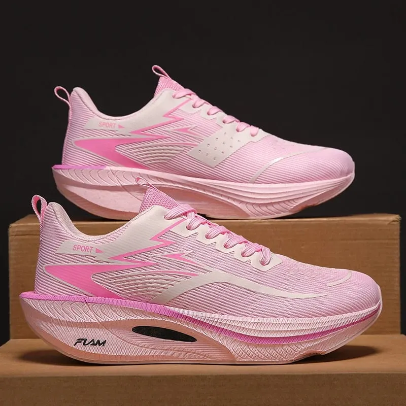 Buty do biegania Męskie codzienne buty z włókna węglowego Maraton sportowe Oddychające Lekkie damskie Wygodne sportowe trampki Antiship Nowość — image 5