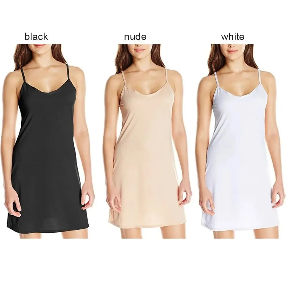 Casual V Neck Backless Slip Under Dress Sleeveless Sling Dress Short Dress — image 6
