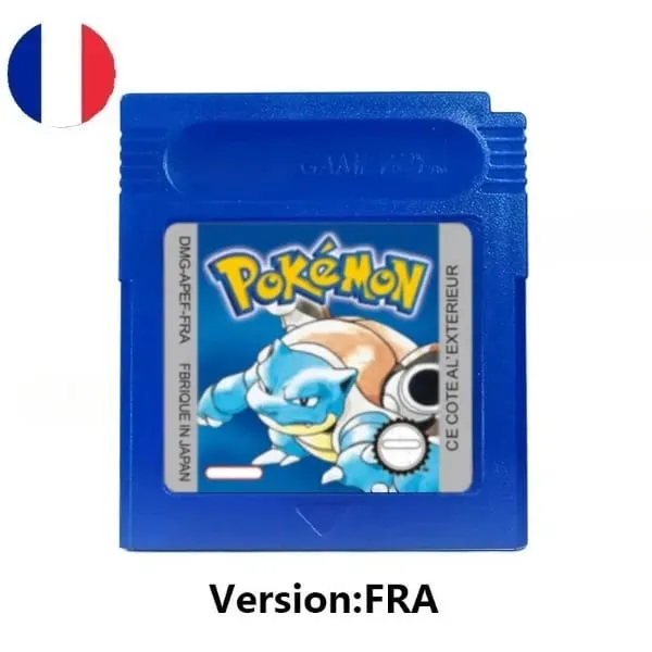 Many style Pokemon Red Blue Crystal Golden Green Silver Yellow GBC Game Card 16 Bit Video Game Cartridge Console Card GB/SP