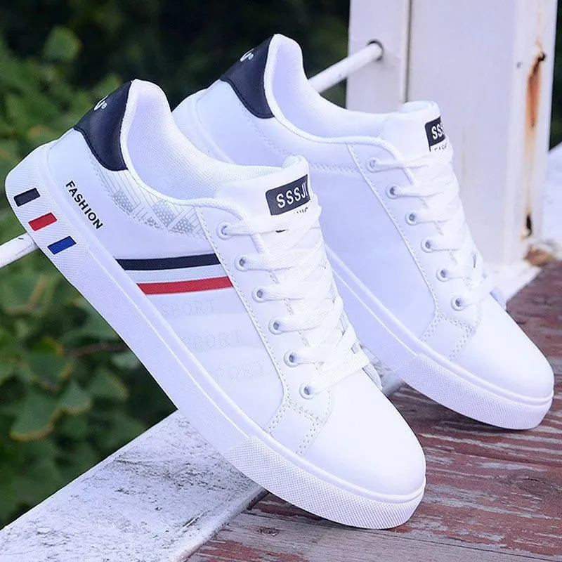Men's Round Toe Casual Sports Shoes for Commuting Simple Spring and Autumn Style Lightweight Breathable and Comfortable Men's