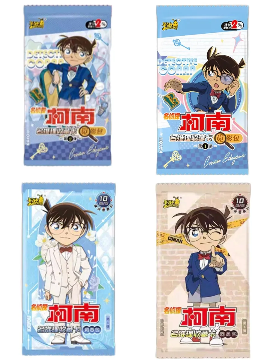 Genuine Detective Conan Card Name Reasoning Reveal Package Halloween Theme Kuroba Kaito Anime Collection Cards Toys Gifts