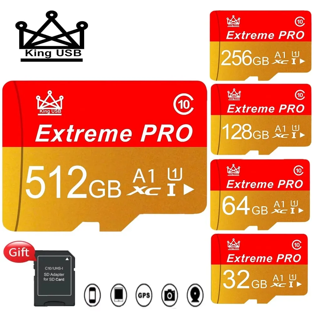 快速傳輸耐用記憶卡和 Micro SD 卡 SD 卡 TF 卡 32GB / 64GB / 256GB / 512GB 適用於安全攝影機 CCTV — image 1