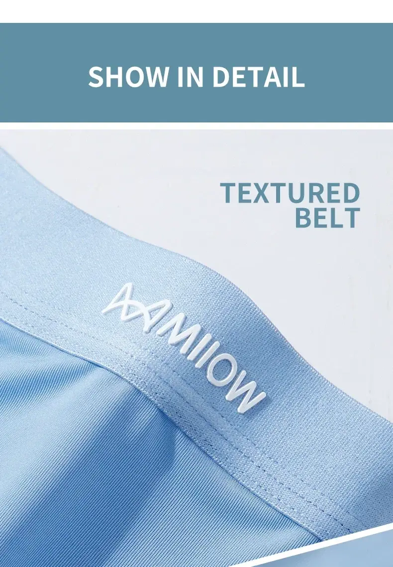 MiiOW 3Pcs 얇은 얼음 실크 남자 Boxershorts Graphene 항균 남자 속옷 통기성 남자 팬티 Mens Boxers Briefs 트렁크 — image 10