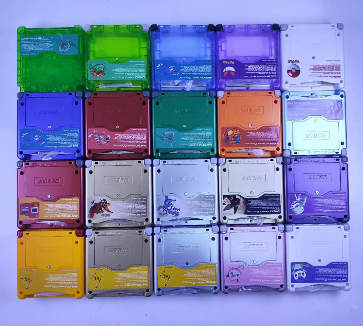 Pokémon Series GBA SP Shell - Charizard Rayquaza Gengar Replacement Console Limited Edition Case