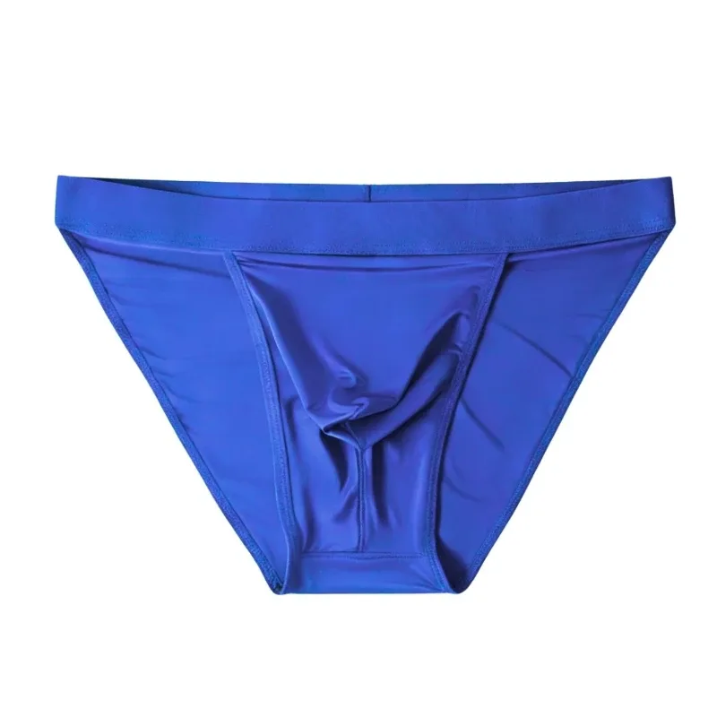 1 Piece Men's Sexy Ultra-Thin Ice Cool High Cut Briefs, Breathable Soft Stretchy Elastic Waistband Casual Daily Underwear — image 15