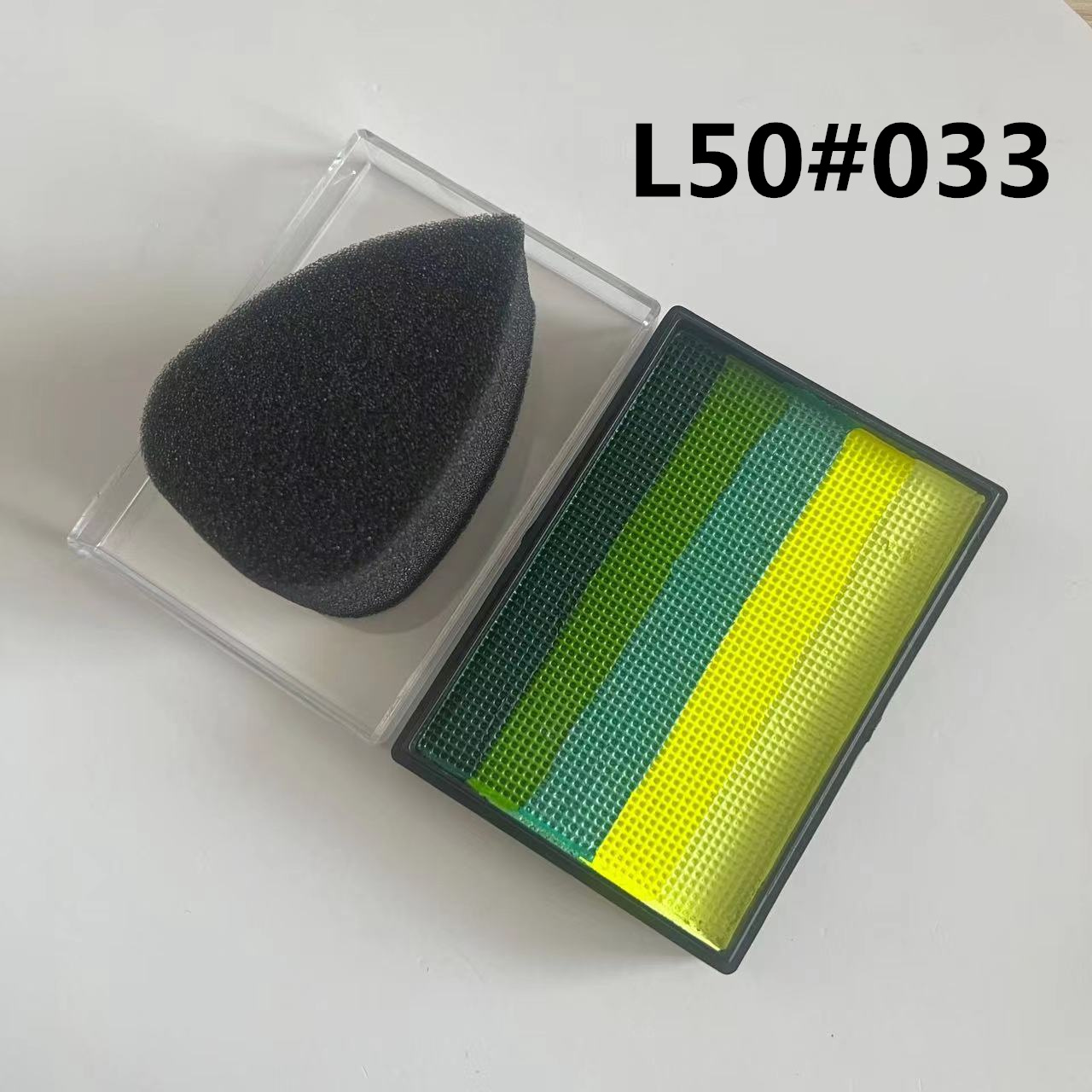 50g Cat Badan Wajah Kek Split Rainbow Water Based Eyeliner Bekalan Boleh Basuh Tanpa Toksik — image 10