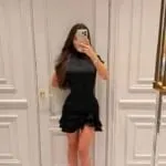 White Satin Patchwork Lace Trim Dress Women's Stand Collar Short Sleeve Ruffle Draped Sexy Dresses 2026 Lady Date Vestidos — image 8