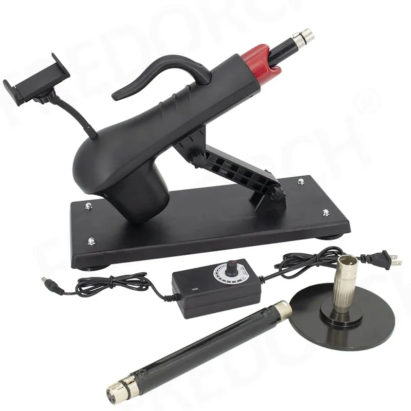 Fredorch Automatic Retractable Sex Pumping Gun Machine with Dildo For Male and Female Masturbation Sex Toy 450 Stroke per minute — image 15