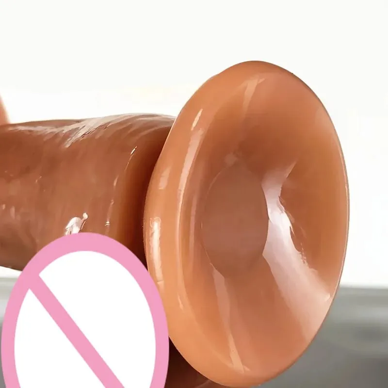 Realistic Soft Dildos with Strong Suction Cup Masturbation Large G-spot Dildo Sex Toy Suitable for Women and Couples Vagina Anal Stimulator Adults Sex Toys for Women Erotic Dildo Penis Anal Plug Female Men Penis Adult Game Beginner Anal Dil