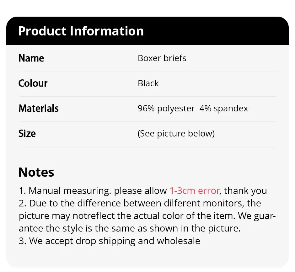 5-piece Set Of Men's Black Classic Elastic Waisted Underwear Quick Drying Comfortable Sporty Youth Trend Flat Corner Pants — image 3