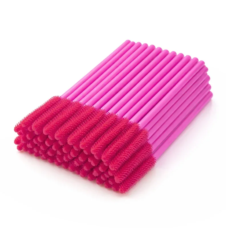 Silicone Eyelash Brush Mascara Wands Applicator Eyebrow Comb Rod Spoolies Eyelashes Brushes Lash Extension Supplies Makeup Tools
