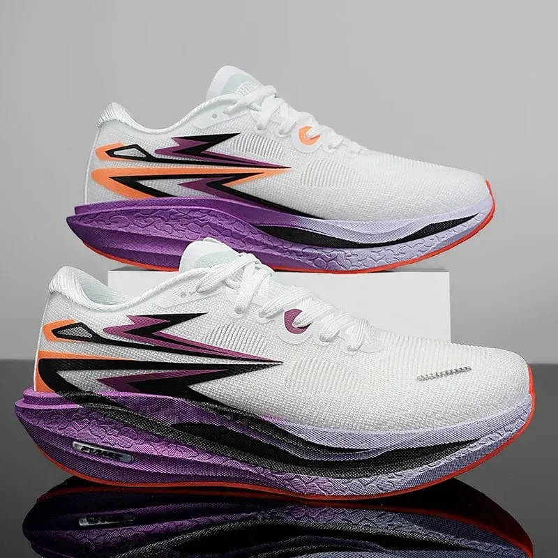 Carbon Plate Marathon Running Shoes Men Women Breathable Lightweight Sports Sneakers Shock Absorbing Athletic Shoes — image 11