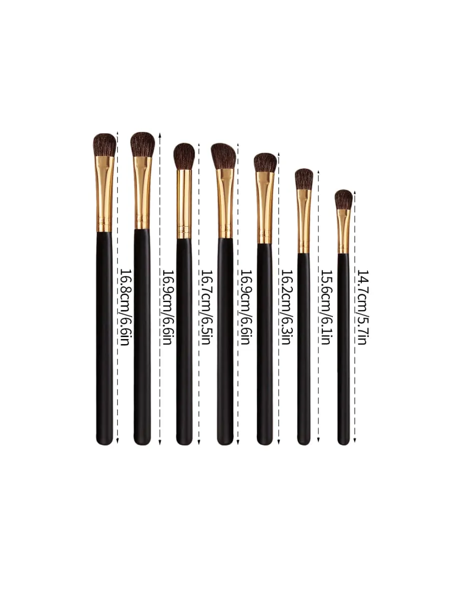 14 Pieces Wooden-Handled Eye Makeup Brushes Eyeshadow Brushes and Eyebrow Brushes Are Multi-Functional Beauty Tools