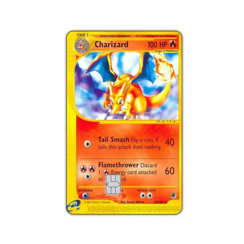 Credit Card Skin Sticker Anti-degaussing Anime Charizard Stickers for VISA JCB MasterCard and Other IC Cards — image 17