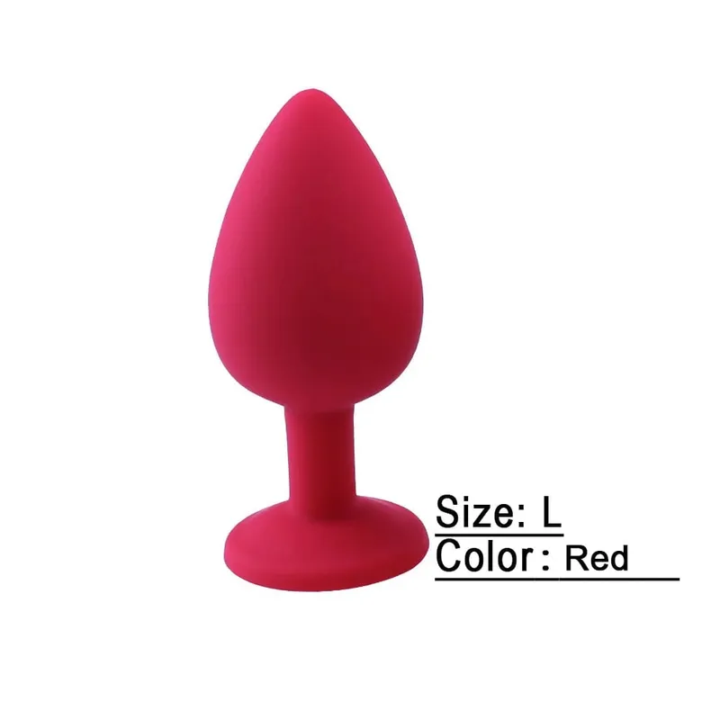 S/M/L Soft silikonový anální kolík Mini Erotický anální kolík Sexuální hračka pro začátečníky Muži Ženy Gay páry Stimulátor prostaty Anální sexuální hračka