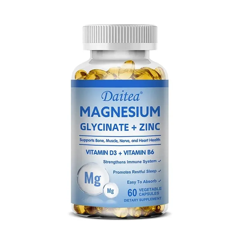 Daitea Magnesium Glycinate at Zinc Dietary Supplement - Bone Nerve Immune Support - Angkop para sa Mga Lalaki at Babae — image 10