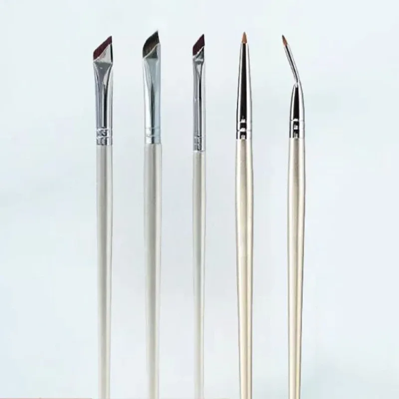 【SSummer10】Brow Contour Makeup Brushes Eyebrow Eyeliner Brush Professional Super Thin Angled Liner Eye Brush Make Up Tools【SS】