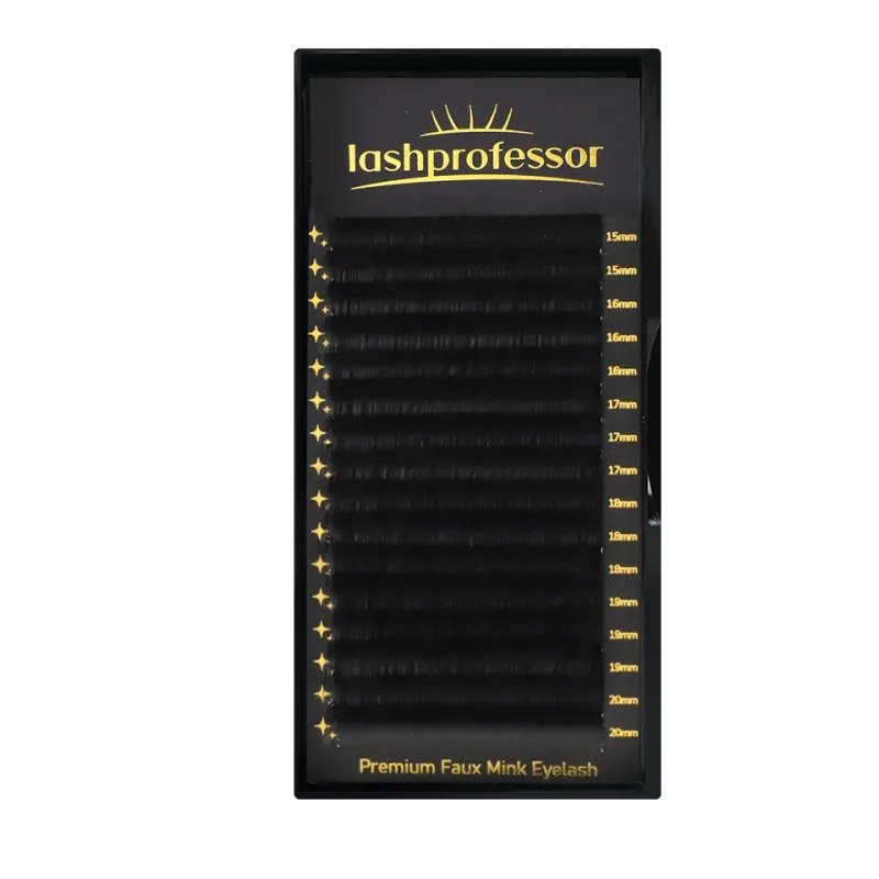 Lashprofessor 16Rows Individual De Cils Lash Trays 5-20mm Silk Classic Lashes Professional Salon Use Cashmere Eyelash Extensions
