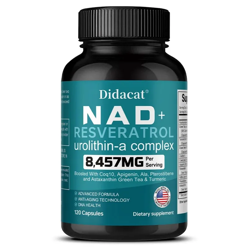 NAD + Resveratrol - Anti-aging Helps Boost Energy Promotes Cell and Skin Health Neuroprotection and Sleep Improvement — image 9