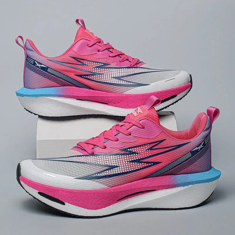 Men Running Shoes Carbon Board Speciality Marathon Sports Breathable Lightweight Women's Comfortable Athletic Leisure Sneakers — image 3