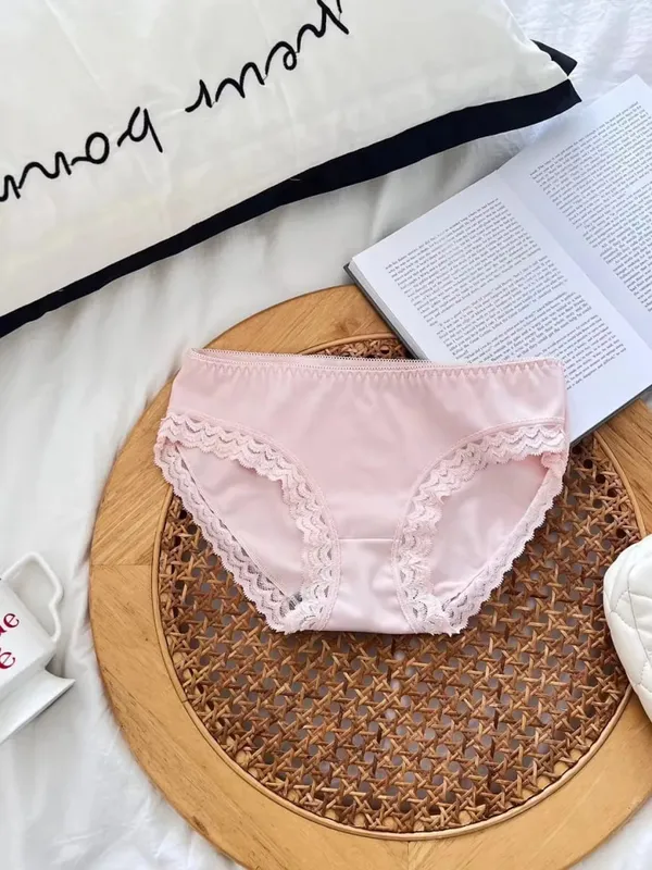 French Style Wireless Shaping Lingerie Set Push Up Lift Anti Sagging Lace Bra Elegant Comfort Soft Support Women Underwear Set — image 7