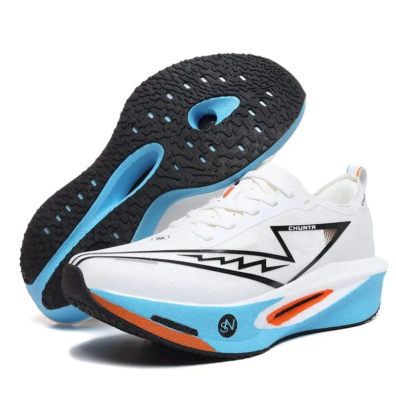 Men Running Shoes Marathon Carbon Board Speciality Sports Breathable Lightweight Women's Comfortable Athletic Chunta Sneakers — image 3
