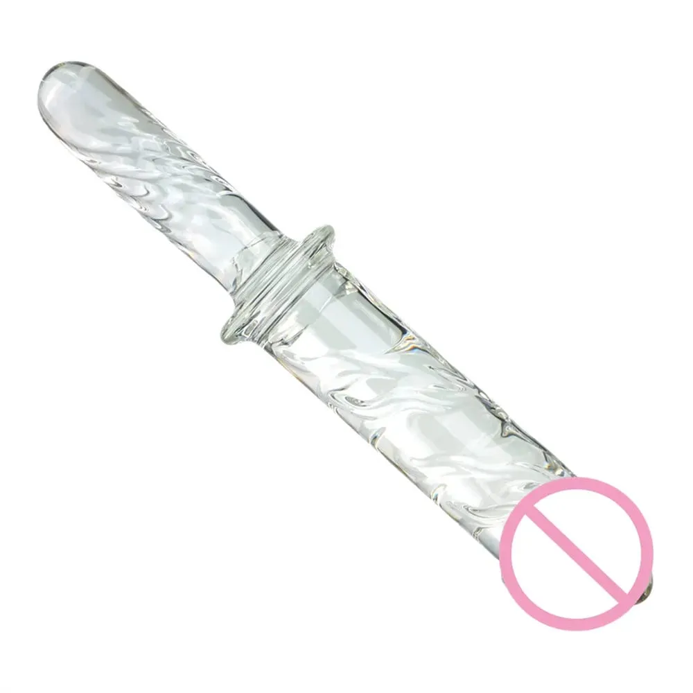 Μεγάλο κρυστάλλινο γυαλί Dildo Big πρωκτικό σεξ παιχνίδι για γυναίκες Μασάζ κόλπου για γυναίκες Αυνανισμός πέους σημείο G Κλειτορίδα ανδρών Ενήλικες