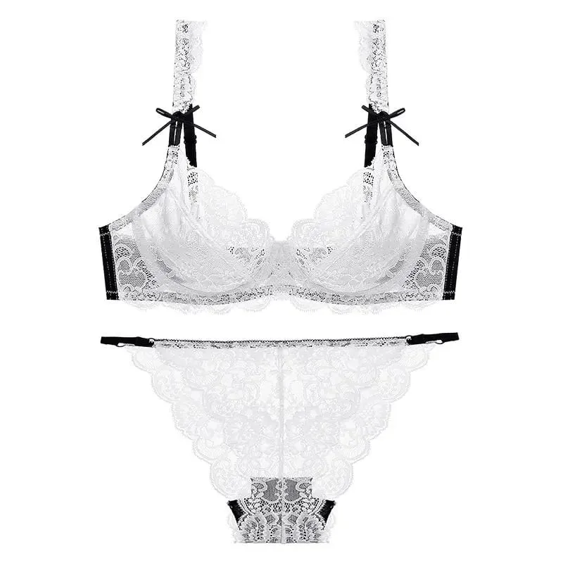 French Thin Bra for Women Ultra Thin Cup Minimize Big Breast Lift Anti Sag Underwire Free Brassiere Spring Summer Daily Bra Suit — image 11