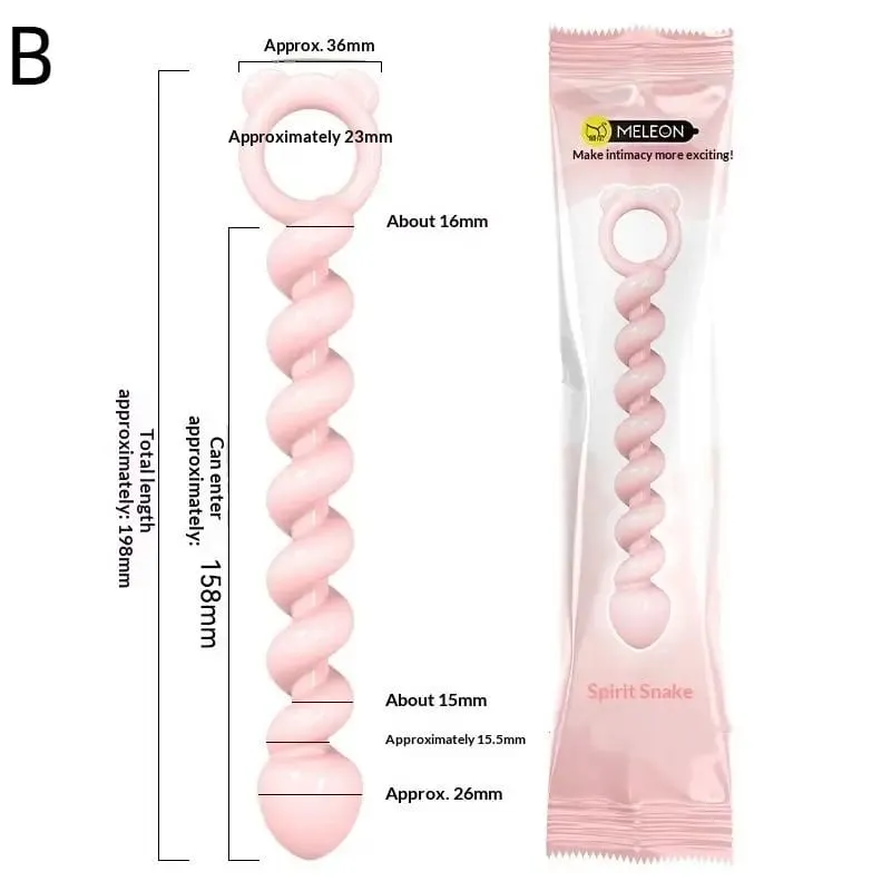 S-Beads Soft Anal Plug Anus Toys Big Balls Silicone G-Spot Stimulating Butt Plugs Adult Sex Couple Sexy