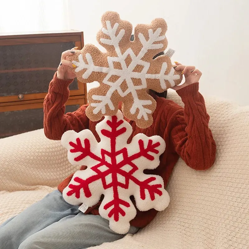 Classic Christmas Series Throw Pillow Candy Lollipop Snowflake Xmas Scepter Balls Doll Soft Sofa Cushion Festival Home Decor — image 5