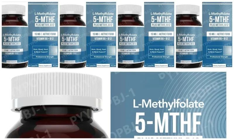 L Methylfolate 5 MTHF 15mg Plus Methyl B12 Vitamin B9 Active Form Nutritional Supplement 60 Capsules — image 10