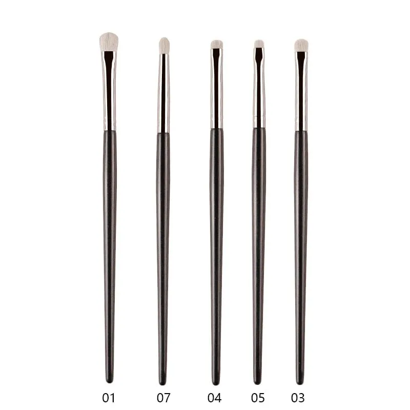 1pc White Pony Hair Eyeshadow Makeup brushes Small Smudge Precision Crease Detail Bevel Eye Shadow Make up brush Liner Lip — image 23