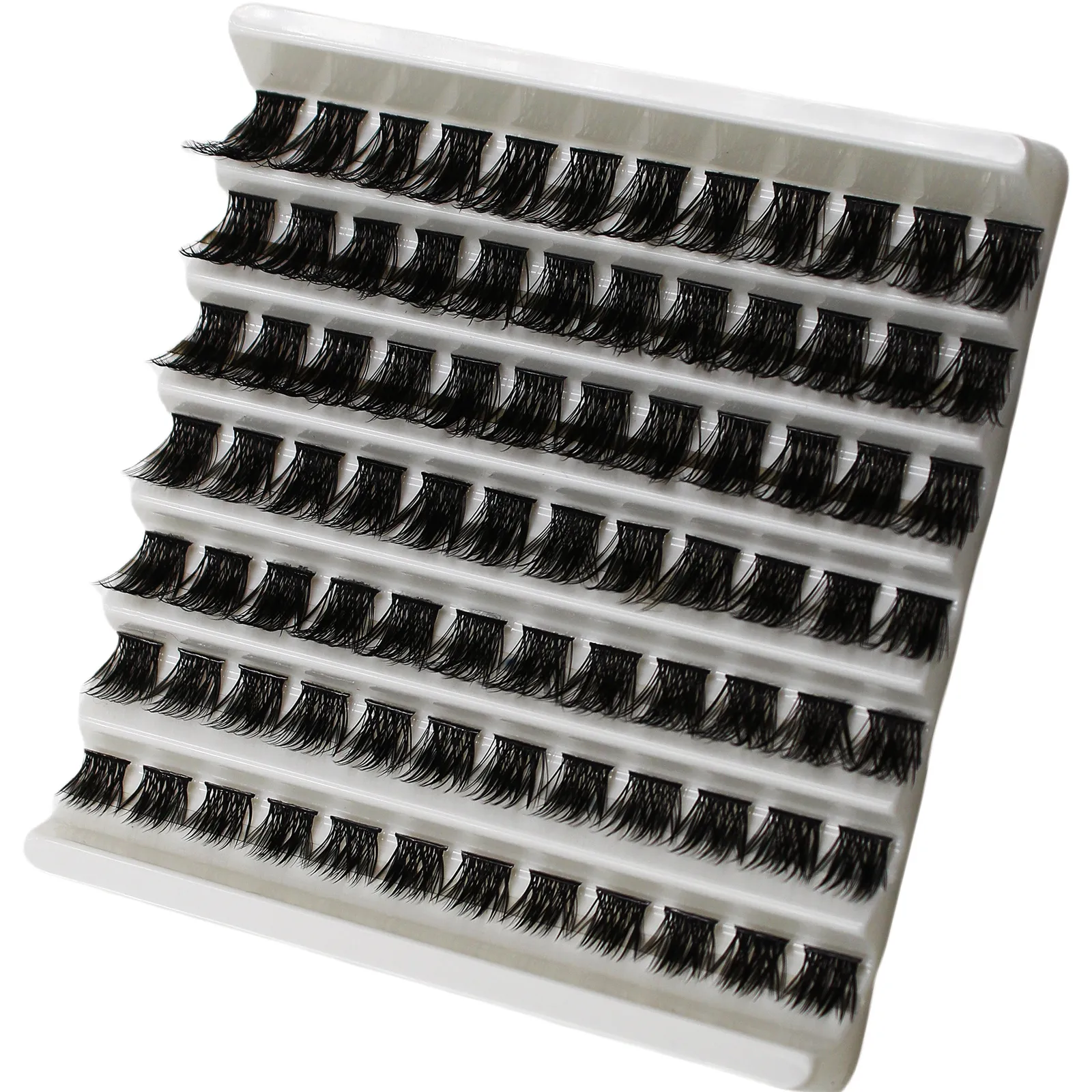 84 Clusters Individual Lashes DIY Wide Stem Curl Eyelash Extension Mixed Length Reusable Cluster Lashes for Eye Makeup