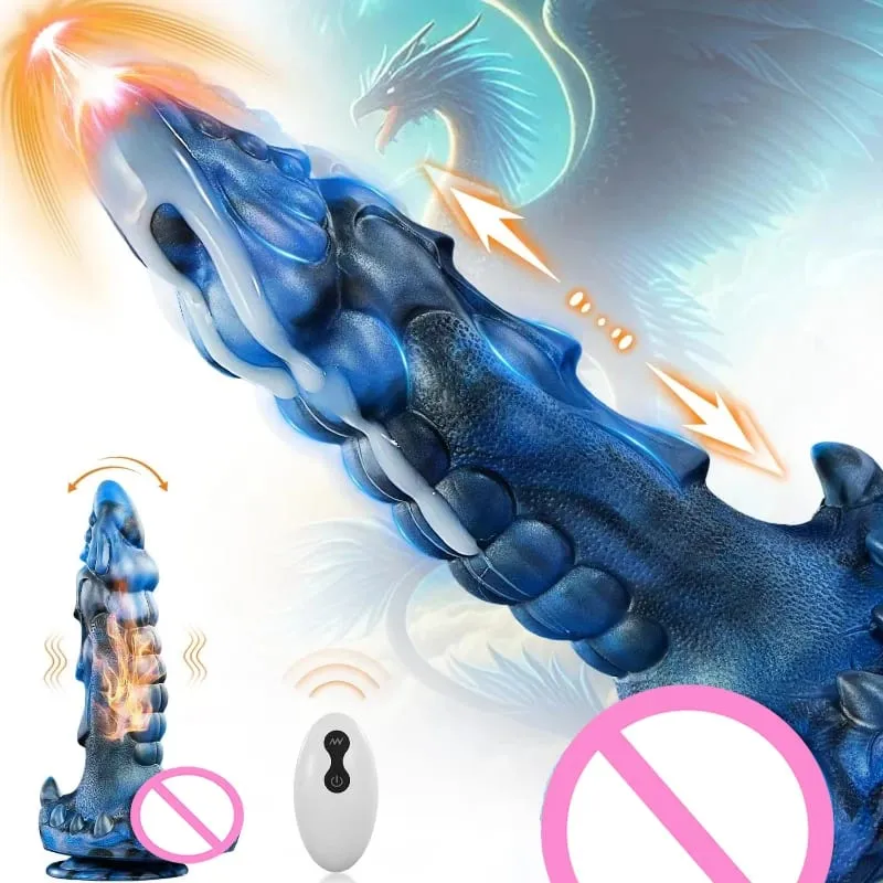 Big Thrusting Dildo Sex Toys Vibrator Remote Control 8 Thrusting Vibration Monster Dildos Vagina Anal G Spot Massager for Couple — image 3