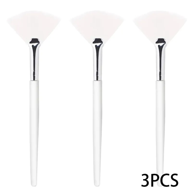 3/9/15 Pieces Facial Fan Mask Brushes Soft Mask Brush Applicator Esthetician Facial Mask Brushes For Women Girls Cosmetic Tools — image 9