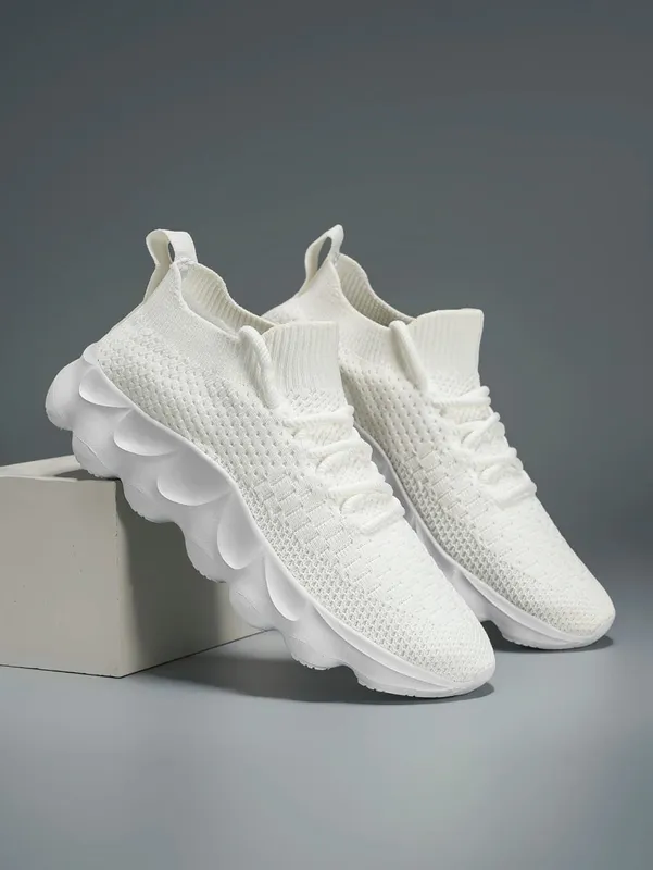 Mænds store størrelse Udendørs Vandreture Løbe Slip-on sko Komfortable Casual Alsidige moderigtige sportssko til partræning