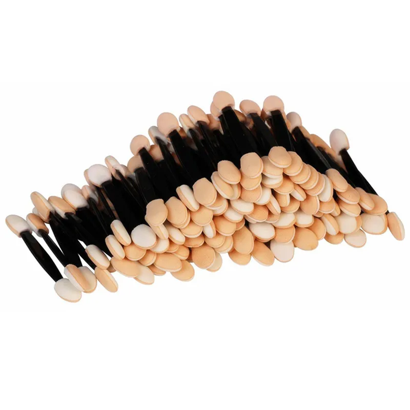 50/100PCS Eyeshadow Brush Dual Sided Sponge Nylon Sets Make up Eye Shadow Brushes For Cosmetic Applicator Makeup Tools Hot