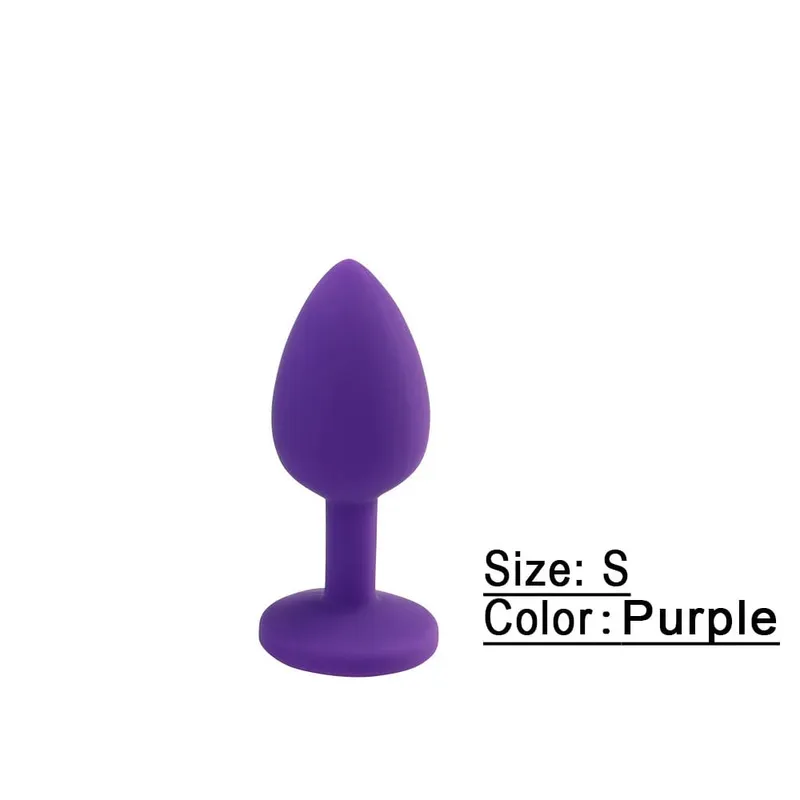 S/M/L Soft silikonový anální kolík Mini Erotický anální kolík Sexuální hračka pro začátečníky Muži Ženy Gay páry Stimulátor prostaty Anální sexuální hračka
