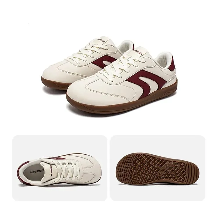 Wide Toe Shoes Unisex Artificial Leather Barefoot Sneakers Casual Retro Zero Drop Shoes for Women Men — image 10