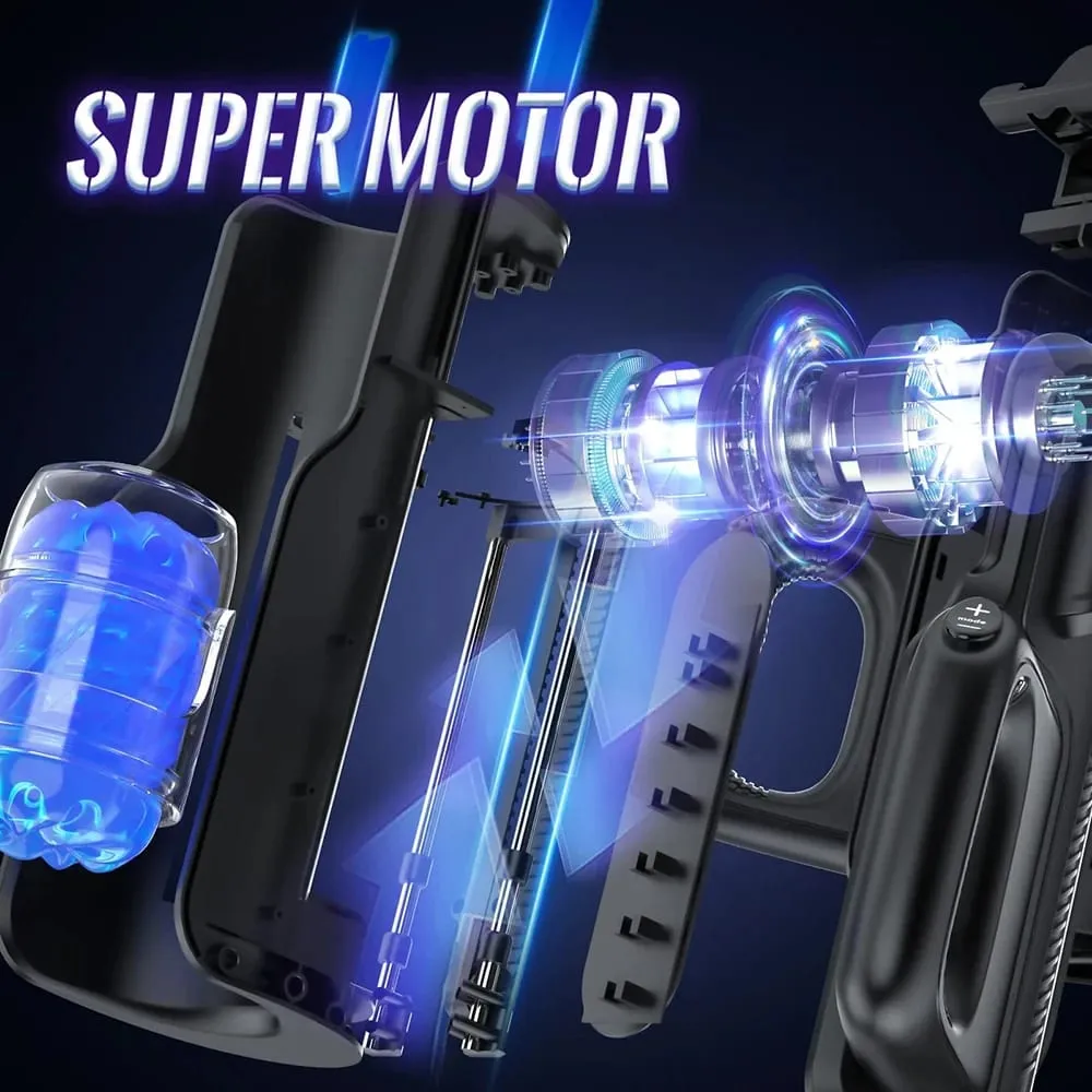 雙手把 Leten King 性愛機器電動推力自慰器高潮成人玩具 2 軟套語音陰莖刺激器