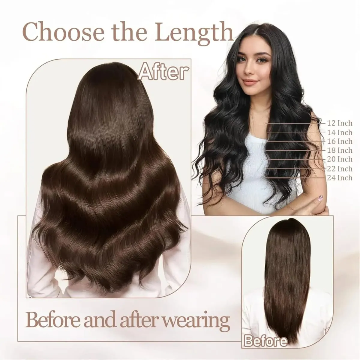 #2 Bone Straight Tape In Hair Extensions 50g/20pcs Skin Weft Invisible Tape In Human Hair Extensions 100% Human Hair For Woman