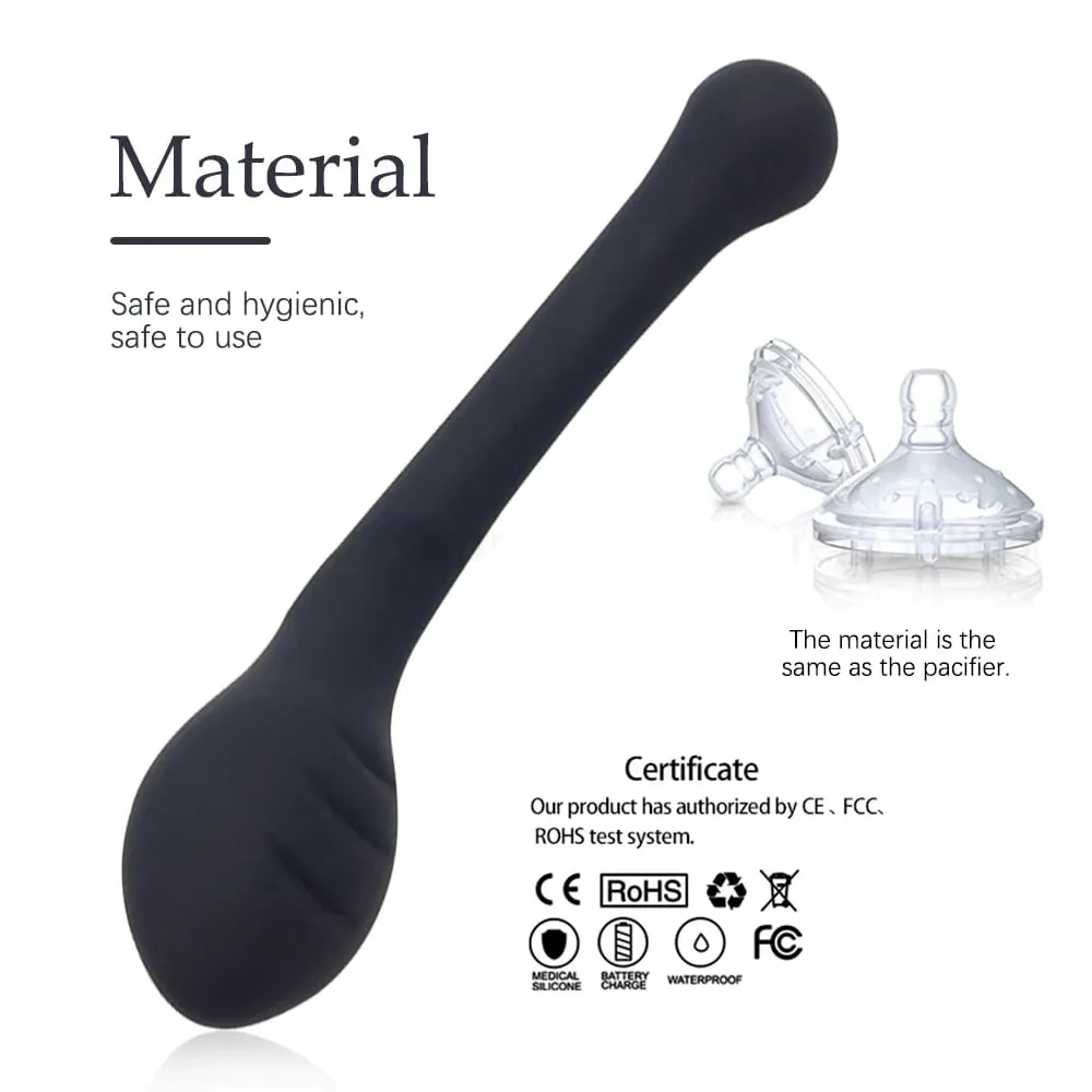 Soft Silicone Anal Beads Balls Handheld Butt Plug Sex Toy Prostate Massage Female Vagina Masturbator Dual Head Stimulation Anus