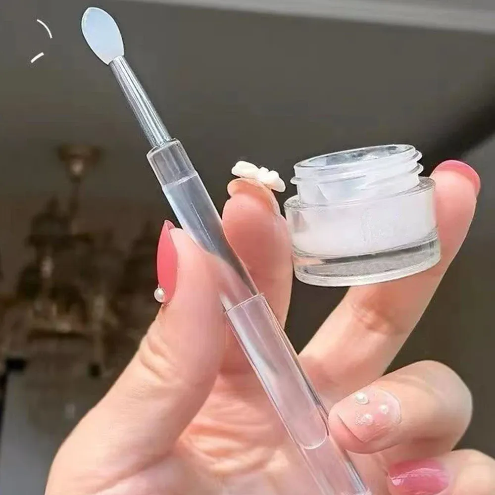 3/5/10PCS Reusable Lip Brush Silicone Lip Mask Applicator Transparent Lipstick Tool For Lip Gloss Eyeshadow Brushes Makeup Tools
