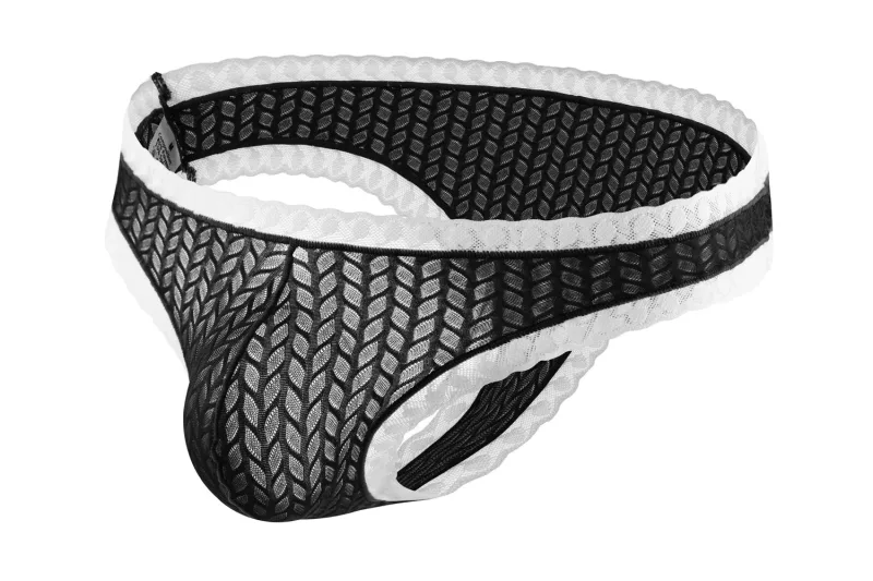 Cuecas de renda masculina trigo orelha guarnição sexy alta elástica macia respirável secagem rápida conforto elegante roupa interior diária boate wear — image 13