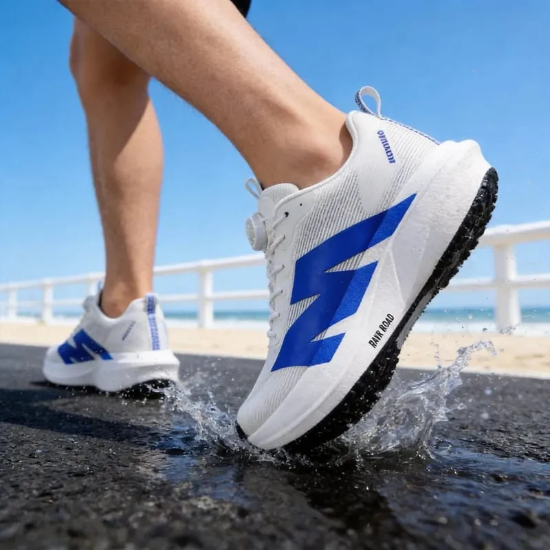 New Men's Carbon Plate Sneakers Outdoor Soft Sole Air Cushion Mesh Sports Running Shoes Light Nonskid Casual Couple Tennis Shoes — image 5